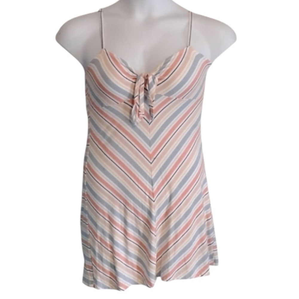 Striped Spaghetti Strap Dress